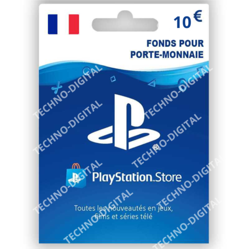 10Euro PlayStation Store Fr France