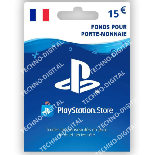 15Euro PlayStation Store Fr France