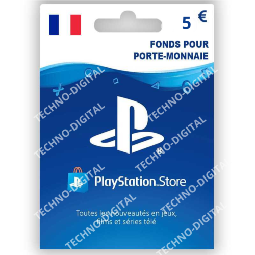 5Euro PlayStation Store Fr France