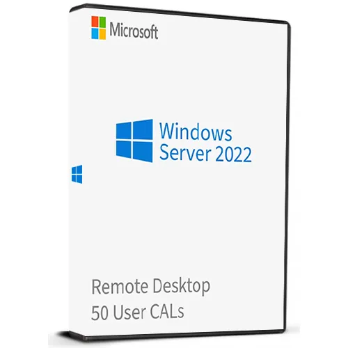 Windows Server 2022 Remote Desktop Services 50 USER Connections Cd Key Global